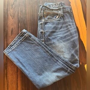 Ariat Men's M4 Low Rise Boot Cut Blue Jeans